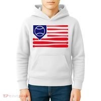 American League Baseball Flag Kids Hoodie thumb 4