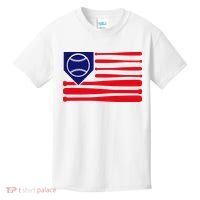 American League Baseball Flag Kids T-Shirt thumb 0