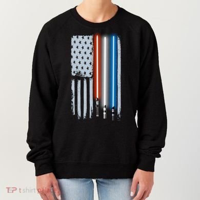 American Lightsaber Flag Women's Sweatshirt