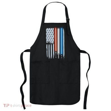 American Lightsaber Flag Apron