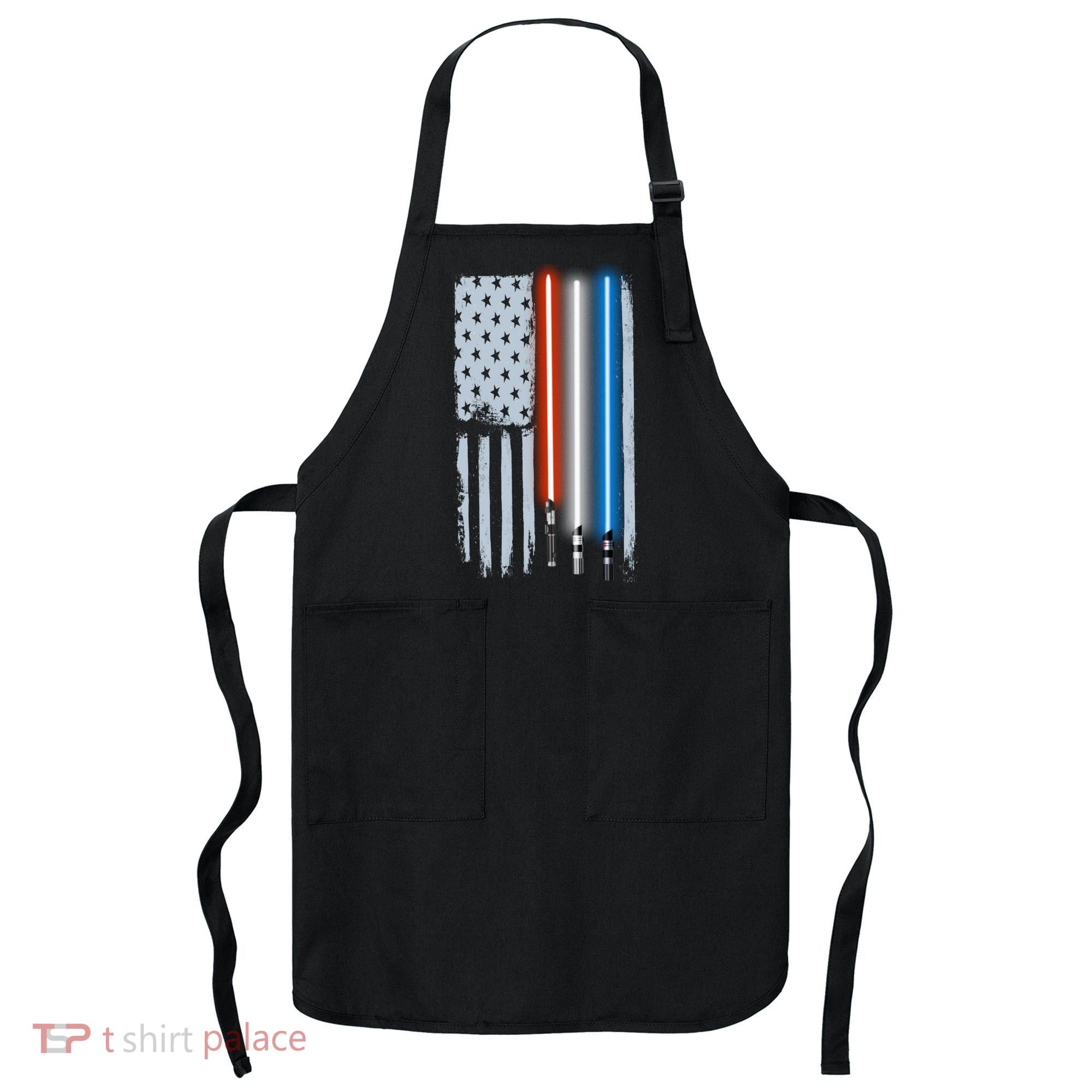 American Lightsaber Flag Apron