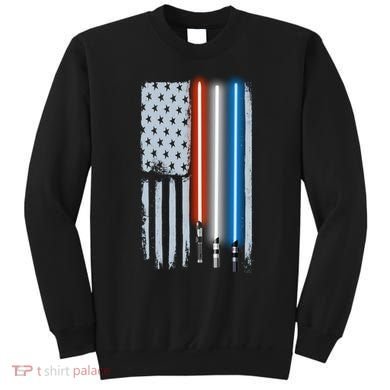 American Lightsaber Flag Sweatshirt