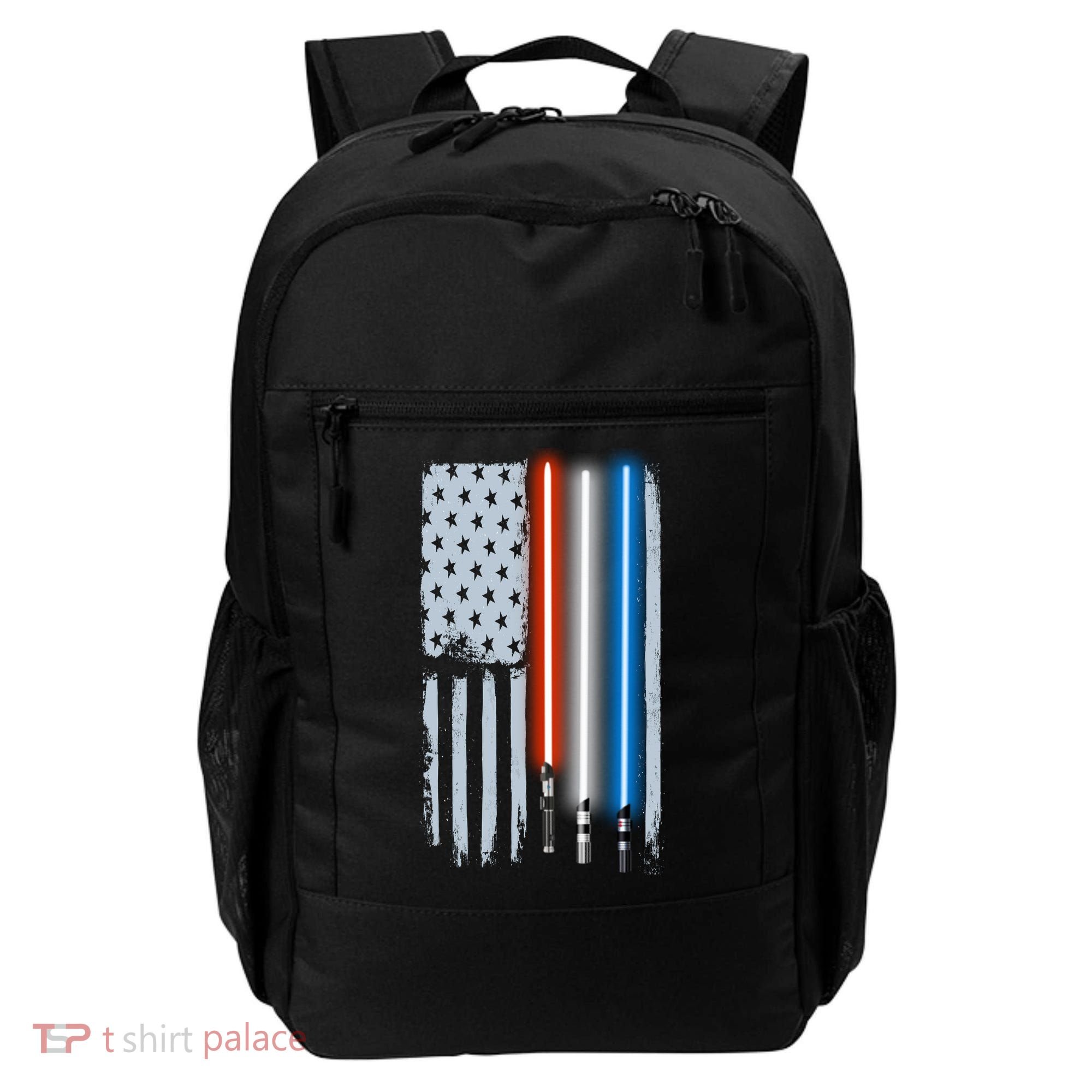 American Lightsaber Flag Backpack