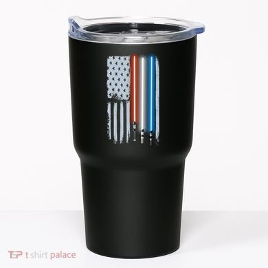 American Lightsaber Flag Tumbler