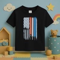 American Lightsaber Flag Toddler T-Shirt thumb 3