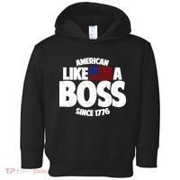 American Like A Boss Since 1776 Toddler Hoodie thumb 0