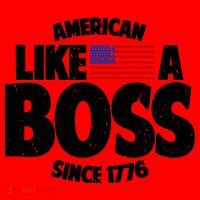 American Like A Boss Since 1776 Santa Hat thumb 1