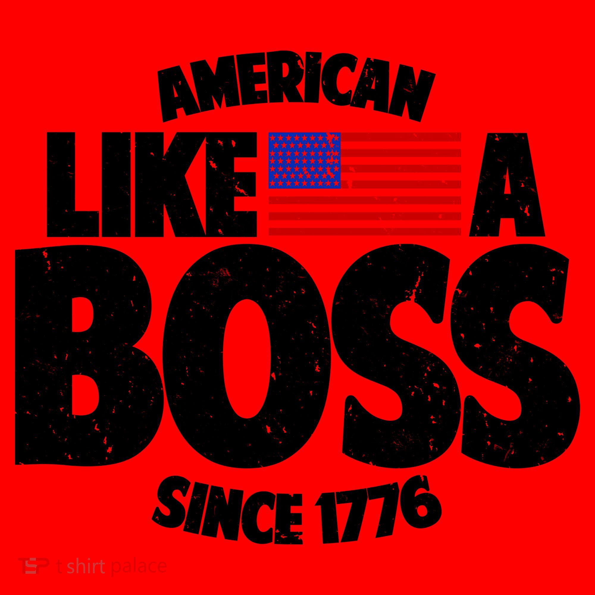 American Like A Boss Since 1776 Santa Hat