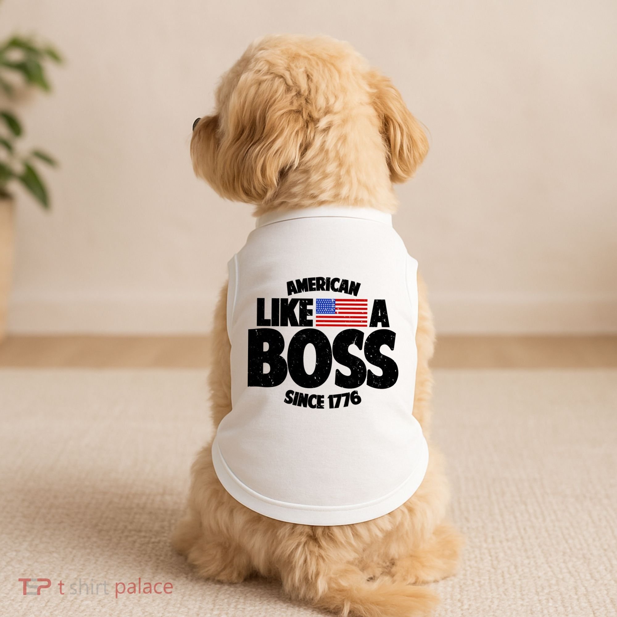 American Like A Boss Since 1776 Doggie Tank