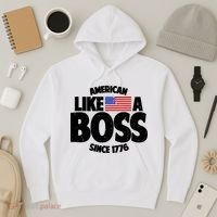 American Like A Boss Since 1776 Hoodie thumb 3