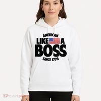 American Like A Boss Since 1776 Hoodie thumb 5