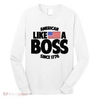 American Like A Boss Since 1776 Long Sleeve Shirt thumb 0