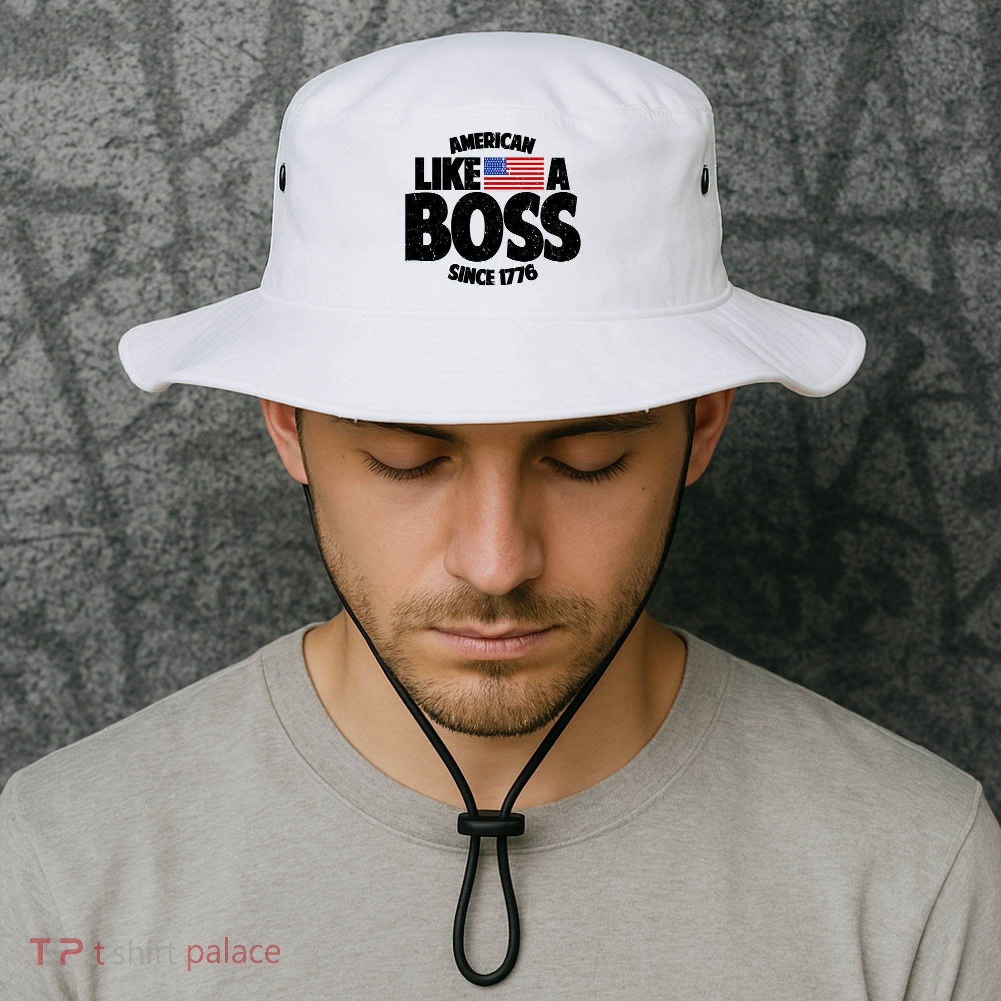 American Like A Boss Since 1776 Bucket Hat