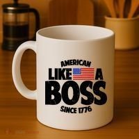 American Like A Boss Since 1776 Coffee Mug thumb 4