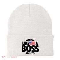 American Like A Boss Since 1776 Beanie thumb 0