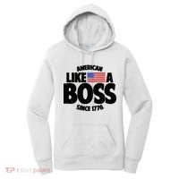 American Like A Boss Since 1776 Women's Hoodie thumb 0