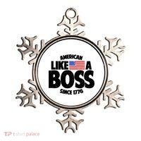 American Like A Boss Since 1776 Ornament thumb 0
