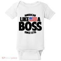 American Like A Boss Since 1776 Baby Bodysuit thumb 0
