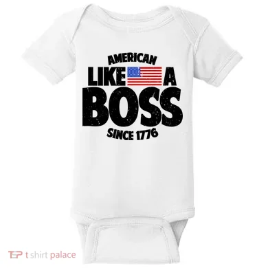 American Like A Boss Since 1776 Baby Bodysuit