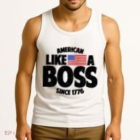 American Like A Boss Since 1776 Tank Top thumb 3