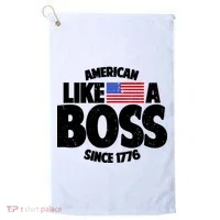 American Like A Boss Since 1776 Golf Towel thumb 0