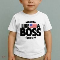 American Like A Boss Since 1776 Toddler T-Shirt thumb 2