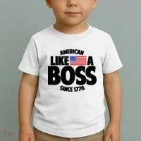 American Like A Boss Since 1776 Toddler T-Shirt thumb 2