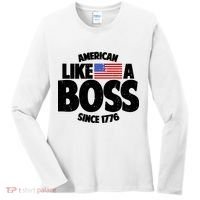 American Like A Boss Since 1776 Women's Long Sleeve Shirt thumb 0