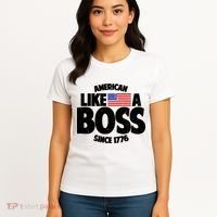 American Like A Boss Since 1776 Women's T-Shirt thumb 4