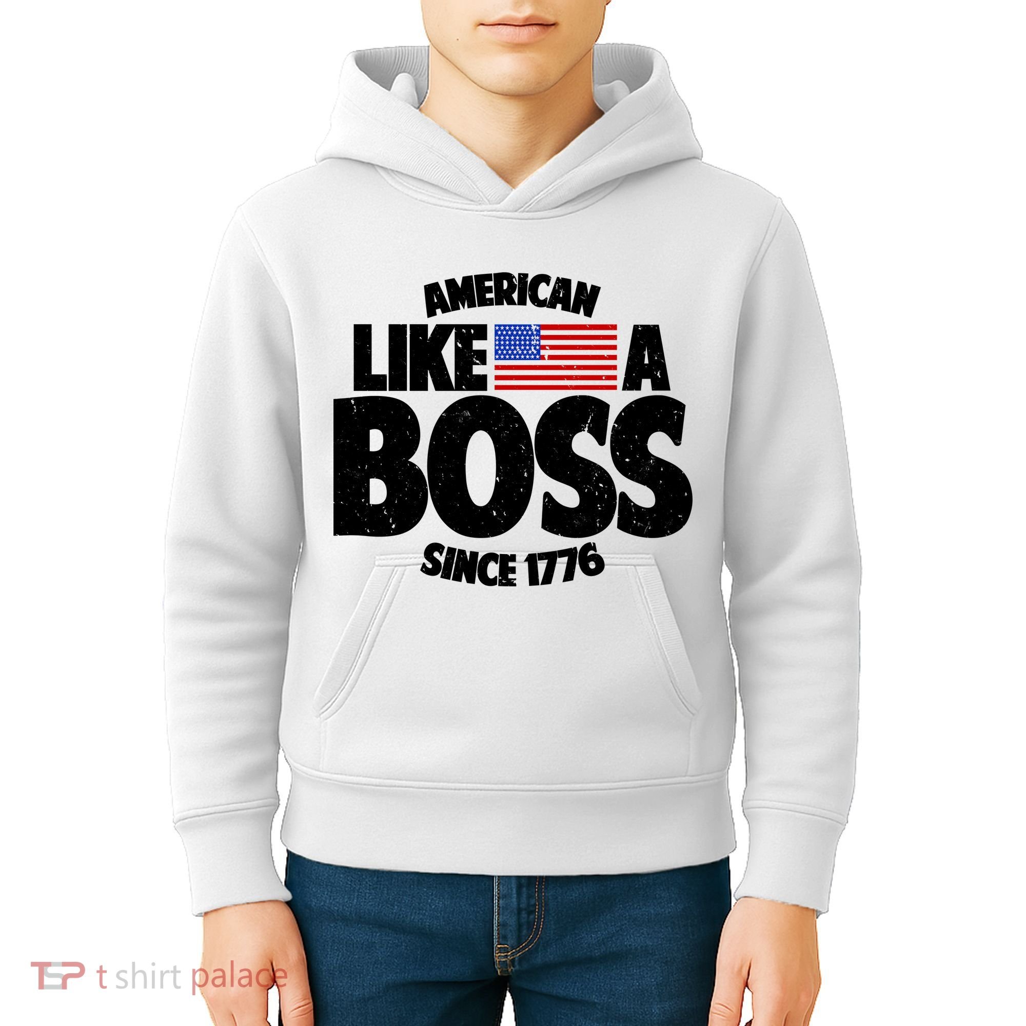 American Like A Boss Since 1776 Kids Hoodie