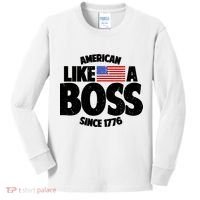 American Like A Boss Since 1776 Kids Long Sleeve Shirt thumb 0