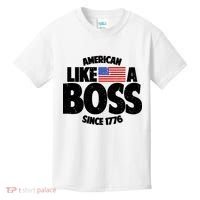 American Like A Boss Since 1776 Kids T-Shirt thumb 0