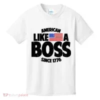 American Like A Boss Since 1776 Kids T-Shirt thumb 0
