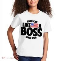 American Like A Boss Since 1776 Kids T-Shirt thumb 2