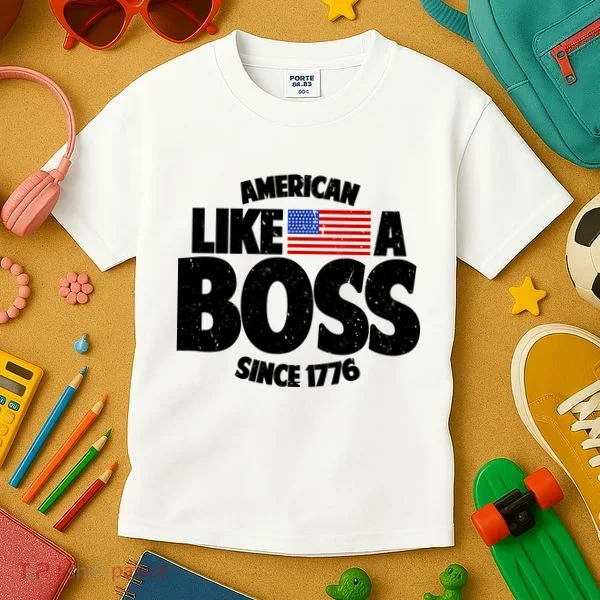 American Like A Boss Since 1776 Kids T-Shirt