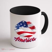 American Lips Coffee Mug thumb 1