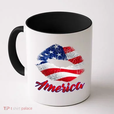 American Lips Coffee Mug