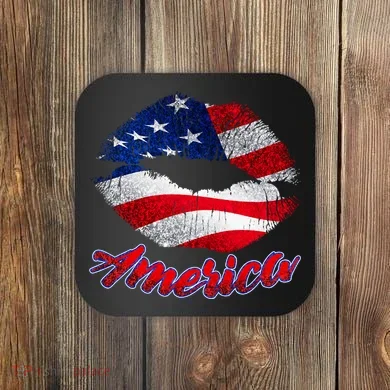 American Lips Coaster