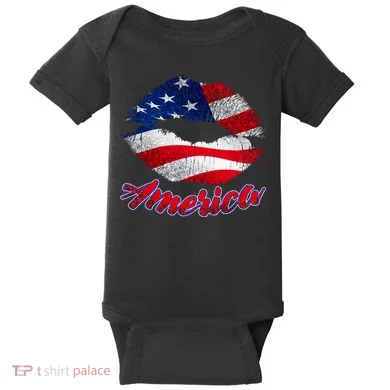 American Lips Baby Bodysuit