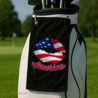 American Lips Golf Towel thumb 2