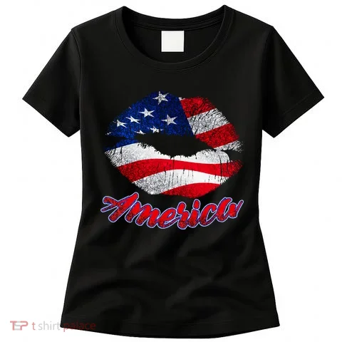 American Lips Women's T-Shirt in the selected color