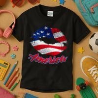 American Lips Kids T-Shirt thumb 3