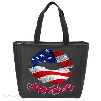 American Lips Tote Bag