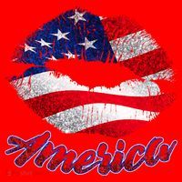 American Lips Santa Hat thumb 1