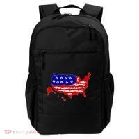 American Map With Bullet Holes 2nd Amendment Backpack thumb 0