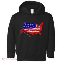 American Map With Bullet Holes 2nd Amendment Toddler Hoodie thumb 0