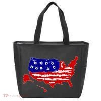American Map With Bullet Holes 2nd Amendment Tote Bag thumb 0
