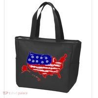American Map With Bullet Holes 2nd Amendment Tote Bag thumb 3