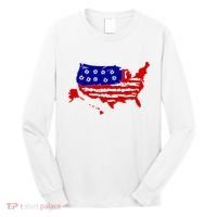 American Map With Bullet Holes 2nd Amendment Long Sleeve Shirt thumb 0