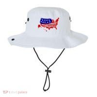 American Map With Bullet Holes 2nd Amendment Bucket Hat thumb 0